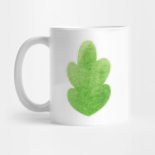 Watercolor scandi leaf Mug